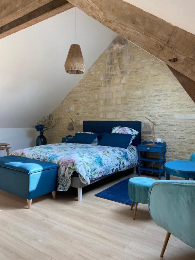 Charmante maison du XVIII en pierre rénovée Colleville-Montgomery Extérieur photo